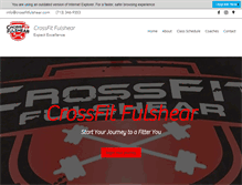 Tablet Screenshot of crossfitfulshear.com